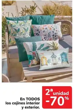 Carrefour En todos los cojines interior y exterior. oferta