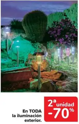 Carrefour En toda la iluminación exterior. oferta