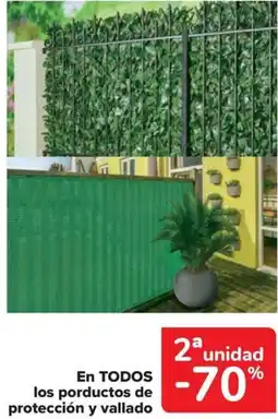 Carrefour En todos los porductos de protección y vallado oferta
