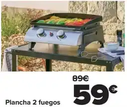 Carrefour Plancha 2 fuegos oferta