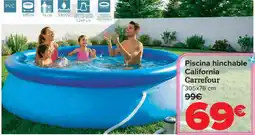 Carrefour Piscina hinchable California Carrefour oferta