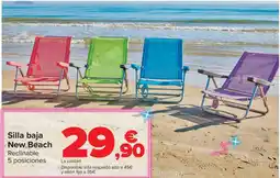 Carrefour Silla baja New Beach oferta