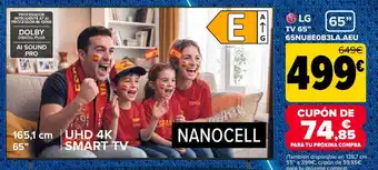 Carrefour LG TV 65" 65NU8E0B3LA.AEU oferta