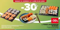 Carrefour En todas las bandejas de sushi oferta