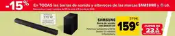 Carrefour SAMSUNG Barra de sonido HW-B650F/ZF oferta