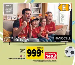 Carrefour LG TV 85" 85NU8E0B3LA oferta