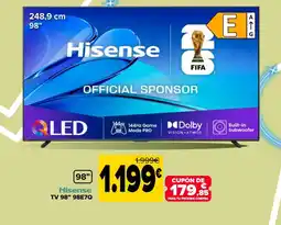Carrefour HISENSE TV 98" 98E7Q oferta