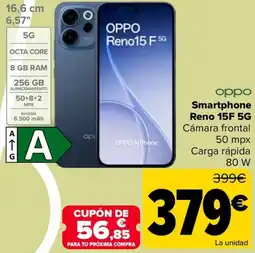 Carrefour OPPO Smartphone Reno 15F 5G oferta