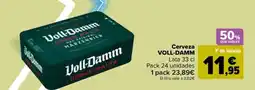 Carrefour VOLL-DAMM Cerveza oferta
