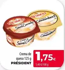 Spar Tenerife Président - crema de queso oferta