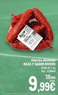 Makro Rivero - chorizo ahumado oferta