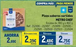Makro Makro - chef pizza sabores surtidos oferta