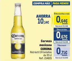 Makro Corona - cerveza mexicana oferta