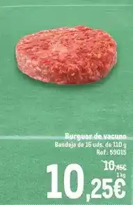 Makro Burguer de vacuno oferta