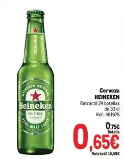 Makro Heineken - cerveza oferta