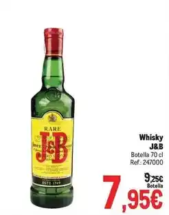 Makro J&b - whisky oferta