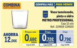 Makro Metro professional - vaso tensionado, pinta o sidra oferta