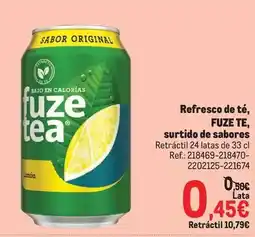 Makro Refresco de te, surtido de sabores oferta