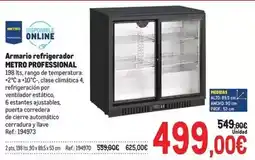 Makro Metro professional - armario refrigerador oferta