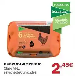 Hipercor Camperos - huevos camperos oferta