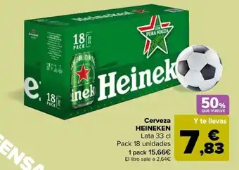 Carrefour HEINEKEN Cerveza oferta