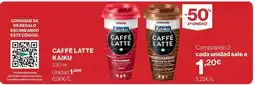 Hipercor Kaiku - caffe latte oferta