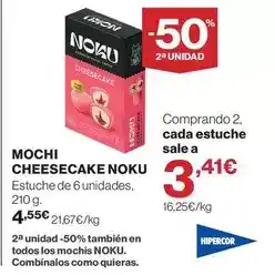 Hipercor Noku - mochi cheesecake oferta