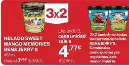 Hipercor Ben & jerry's - helado sweet mango memories oferta