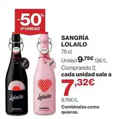 Hipercor Sangría oferta
