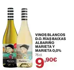 Hipercor Marieta - vinos blancos d.o. rías baixas albariño oferta