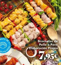 Gadis Brochetas de Pollo o Pavo Elaboración Propia oferta