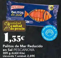 Gadis PESCANOVA Palitos de Mar Reducido en Sal oferta