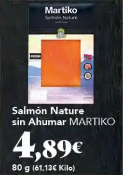 Gadis MARTIKO Salmón Nature sin Ahumar oferta