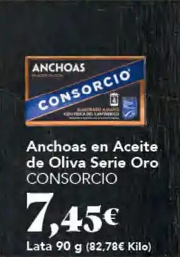 Gadis CONSORCIO Anchoas en Aceite de Oliva Serie Oro oferta