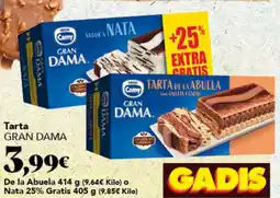 Gadis GRAN DAMA Tarta oferta