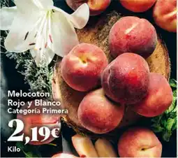 Gadis Melocotón Rojo y Blanco oferta