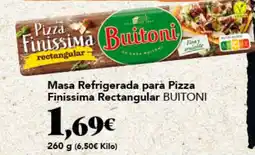 Gadis BUITONI Masa Refrigerada para Pizza Finissima Rectangular oferta