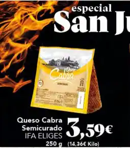 Gadis IFA ELIGES Queso Cabra Semicurado oferta