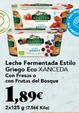 Gadis XANCEDA Leche Fermentada Estilo Griego Eco Con Fresas o con Frutas del Bosque oferta