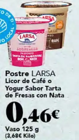 Gadis LARSA Postre Licor de Café o Yogur Sabor Tarta de Fresas con Nata oferta