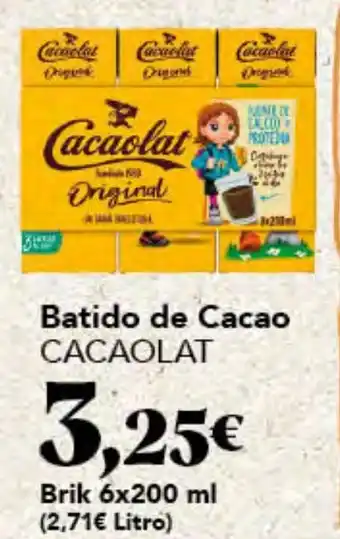 Gadis CACAOLAT Batido de Cacao oferta
