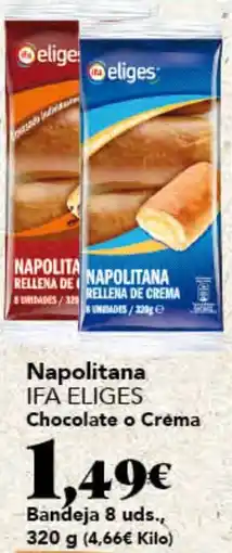 Gadis IFA ELIGES Napolitana Chocolate o Créma oferta