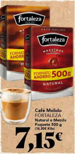 Gadis FORTALEZA Café Molido Natural o Mezcla Paquete oferta