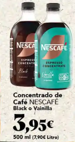 Gadis NESCAFÉ Concentrado de Café Black o Vainilla oferta