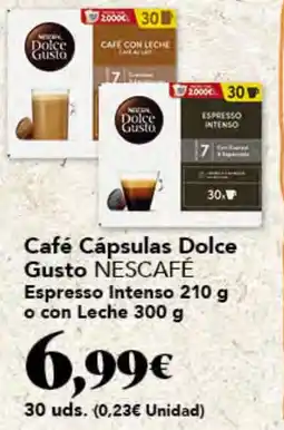 Gadis NESCAFÉ Café Cápsulas Dolce Gusto Espresso Intenso 210 g o con Leche oferta