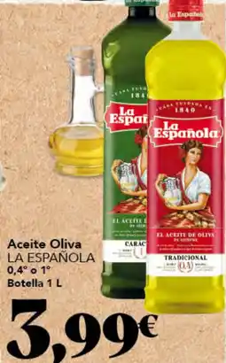 Gadis LA ESPAÑOLA Aceite Oliva 0,4° 1° oferta