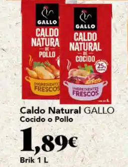 Gadis GALLO Caldo Natural Cocido o Pollo oferta