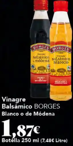 Gadis BORGES Vinagre Balsámico Blanco o de Módena oferta