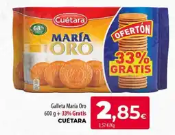 Spar Tenerife CUÉTARA Galleta María Oro oferta