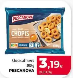 Spar Tenerife PESCANOVA Chopis al huevo oferta